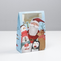 Коробка подарочная новогодняя складная &laquo;С новым счастьем&raquo;, 15 х 7 х 22 см, Новый год