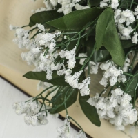 Букет искусственный &laquo;Чубушник&raquo;, h=40 см, белый