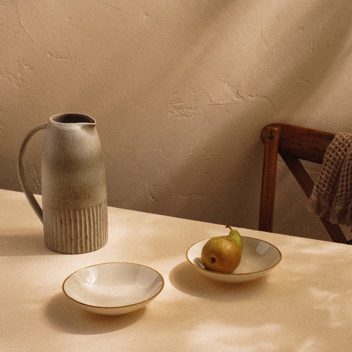 Набор мисок фарфоровых SL Home &laquo;Леггеро&raquo;, d=18,5 см, цвет бежевый