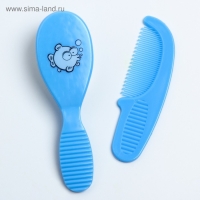 Расчёска детская, массажная щётка для волос Крошка Я, от 0 мес., голубой, МИКС