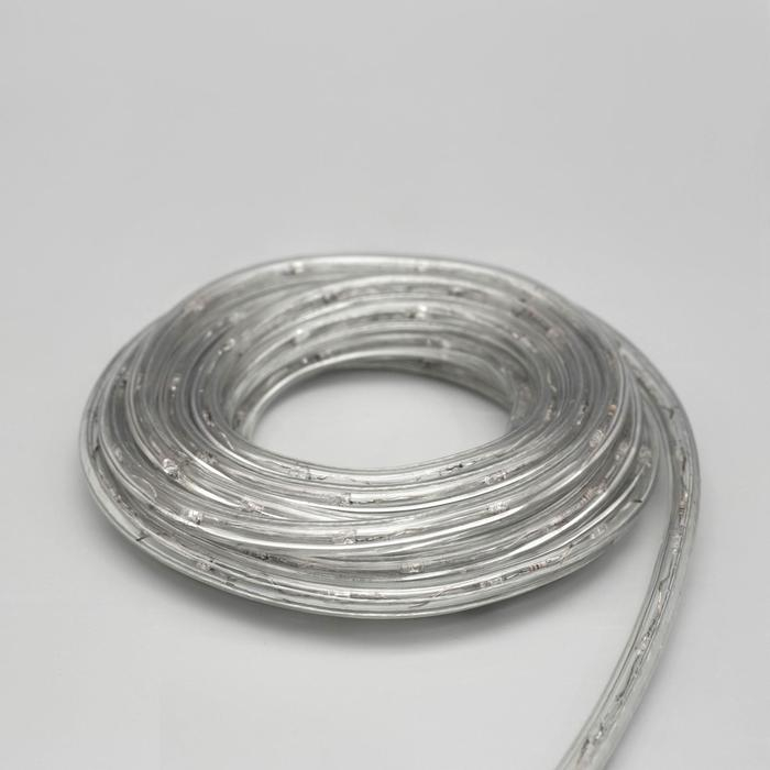Световой шнур Luazon Lighting 10 мм, IP65, 5 м, 24 LED/м, 220 В, 8 режимов, свечение белое