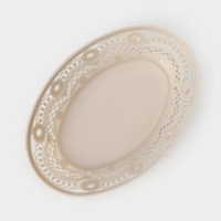 Ваза для хлеба и фруктов &laquo;Кружево&raquo;, цвет МИКС