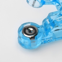 Пистолет одноразовый для пирсинга, серьга в комплекте &laquo;Классика&raquo;, цвет белый в серебре