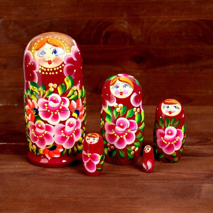 Матрёшка 5 в 1, расписная, МИКС