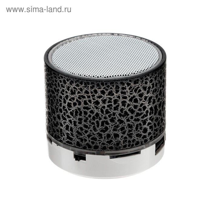 Портативная колонка LuazON LAB-30, 3 Вт, 520 мАч, microSD, цвет: черный мрамор Портативная колонка LuazON LAB-30, 3 Вт, 520 мАч, microSD, цвет: черный мрамор