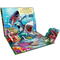 Энциклопедия «Хищники» книжка-панорамка, POP UP Энциклопедия «Хищники» книжка-панорамка, POP UP