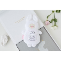 Мягкая игрушка 3 в 1 &laquo;Зайка&raquo; с метрикой, с вишнёвыми косточками, 19,5 см