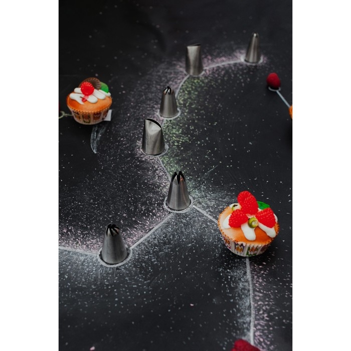 Насадка кондитерская KONFINETTA &laquo;Лепесток большой&raquo;, d=3,4 см, выход d=3 см, нержавеющая сталь