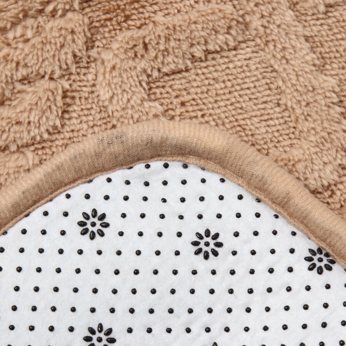 Коврик для ванной Этель "Узор", цв. бежевый, 40х60 см