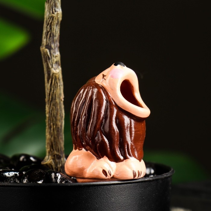 Ороситель Ороситель "Львёнок" для комнатных и садовых растений, жёлтый, Кунгурская керамика, 0.2л, 6см