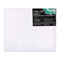 Холст на подрамнике, хлопок 100%, 1,6 х 25 х 30 см, акриловый грунт, среднезернистый, 380 г/м&sup2;