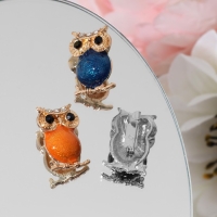 Брошь &laquo;Филин&raquo; мини, цвет МИКС (неделимая фасовка 12 шт., цена за шт.)