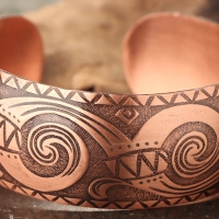 Браслет "Древо жизни", пластинчатый