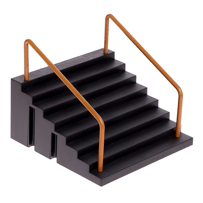 Набор скейт-парк &laquo;Прыжок на перила&raquo;, фингерборд, лесенки с перилами