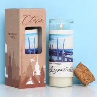 Свеча в колбе &laquo;Владивосток&raquo;, 8 х 3 см