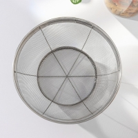 Сито для просеивания Доляна &laquo;Универсал&raquo;, d=21,5 см, цвет серебристый