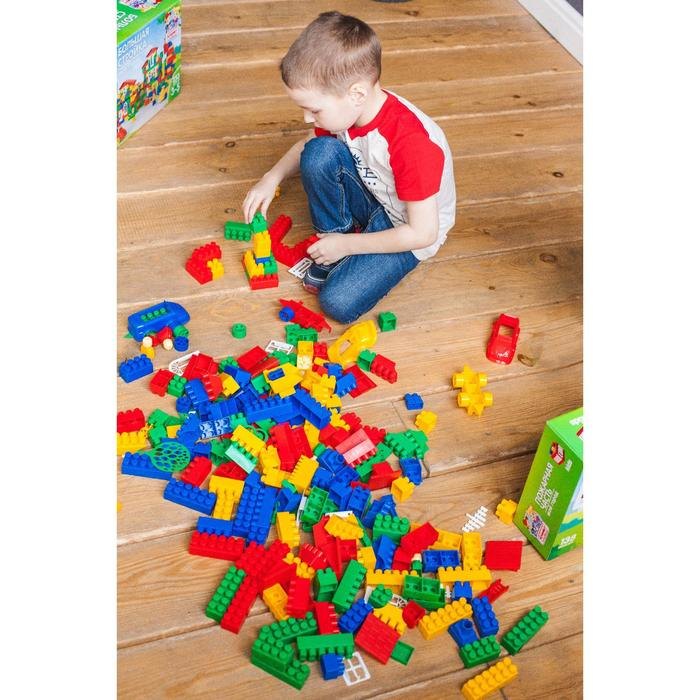 Конструктор №42, &laquo;МОЙ ГОРОД&raquo;, большая стройка, 253 детали