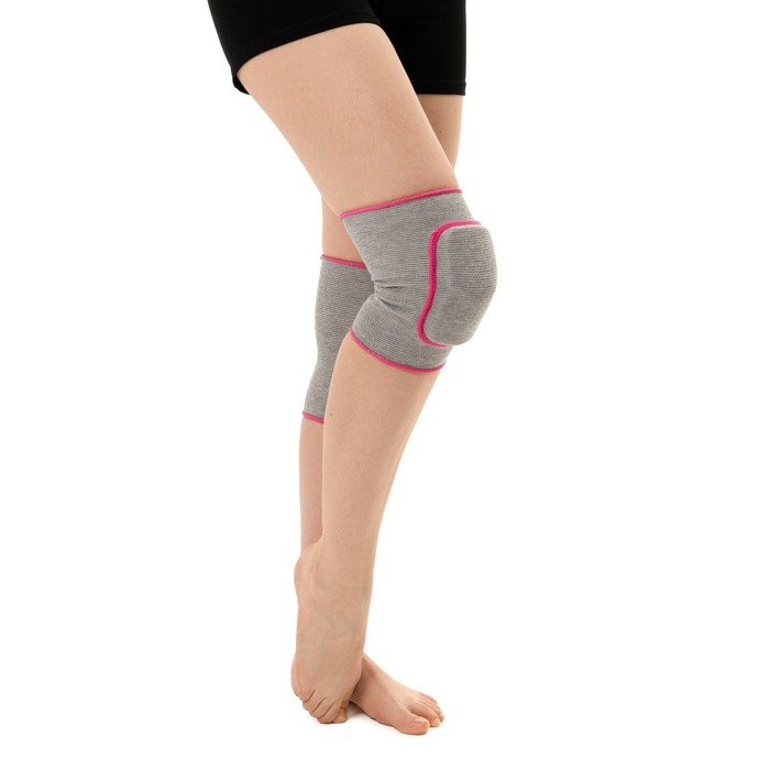 Наколенники детские ONLYTOP, 5-8 лет, цвет серый