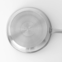 Сковорода из нержавеющей стали Hanna Kn&ouml;vell, d=28 см, h=5,5, толщина стенки 0,6 мм, длина ручки 25 см, антипригарное покрытие, индукция