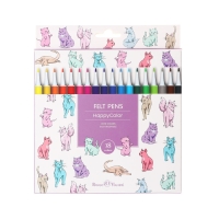 Фломастеры 18 цветов Happycolor, МИКС Фломастеры 18 цветов Happycolor, МИКС