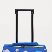 Чемодан детский 32 л (S), Sacvoyage, отдел на молнии, цвет голубой Чемодан детский 32 л (S), Sacvoyage, отдел на молнии, цвет голубой