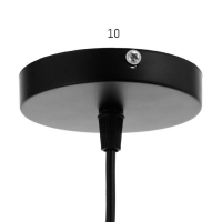 Светильник BayerLux 669912/1 E27 40Вт черный 36х20х139 см