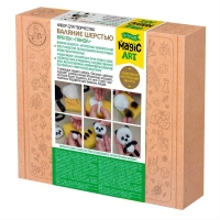 Игрушка брелок &laquo;Панда&raquo;, валяние шерстью