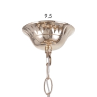 Люстра "Эбби" 5х60Вт Е27 Золото 46х46х88(48)см