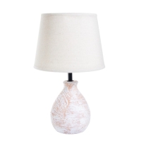 Настольная лампа "Магда" Е14 40Вт бежевый 20х20х33см RISALUX Настольная лампа "Магда" Е14 40Вт бежевый 20х20х33см RISALUX