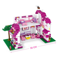 Конструктор &laquo;Розовая мечта: загородная вилла&raquo;, 726 деталей