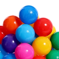 Шарики для сухого бассейна, 100 штук, диаметр — 5 см Шарики для сухого бассейна, 100 штук, диаметр — 5 см