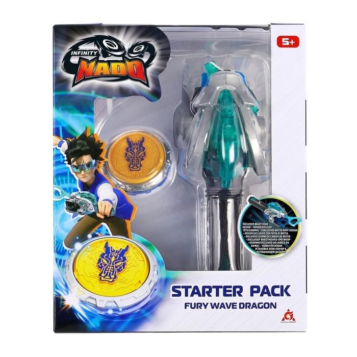 Волчок &laquo;Эпик Лончер. Стартер пак. Fury Dragon&raquo;, Инфинити Надо