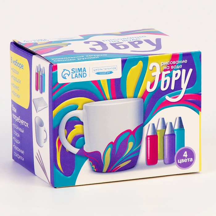 Рисование на воде: эбру &laquo;Создай свою кружку&raquo;