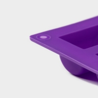 Форма для выпечки Доляна &laquo;Батончик&raquo;, силикон, 30&times;17,5 см, 20 ячеек (6,5&times;2,5&times;2 см), цвет фиолетовый