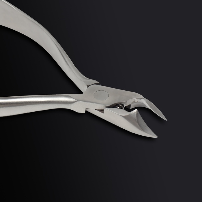 Кусачки педикюрные &laquo;Premium&raquo;, скрытая пружина, 12,2 см, длина лезвия - 15 мм, цвет серебристый