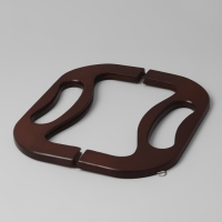 Ручка-фермуар деревянная, на магнитах, с креплением, 27 × 12 × 2,5 см, цвет коричневый Ручка-фермуар деревянная, на магнитах, с креплением, 27 × 12 × 2,5 см, цвет коричневый