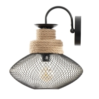 Бра "Эллеб" 1хЕ27 черный 32х32х35см Бра "Эллеб" 1хЕ27 черный 32х32х35см