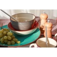 Салатник керамический Доляна &laquo;Морской мир&raquo;, 800 мл, d=14 см, цвет коричневый