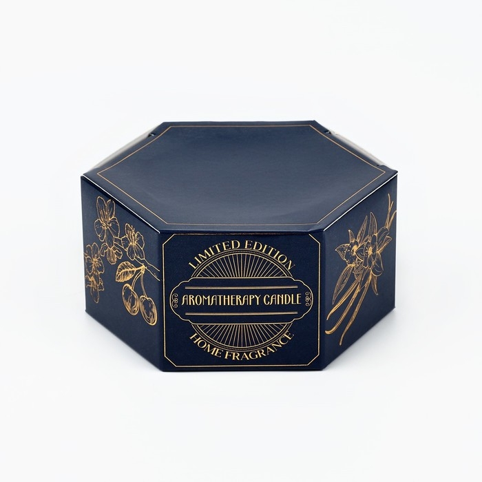 Свеча ароматическая в стекле &laquo;Ароматная клубника&raquo;, 5 х 7,1 см.