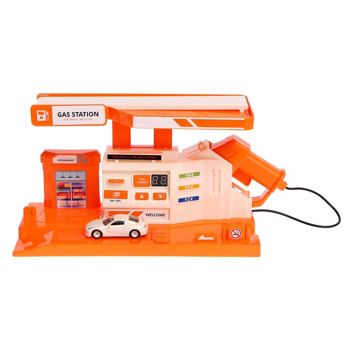 Парковка &laquo;Заправочная станция&raquo;, с дисплеем, свет и звук