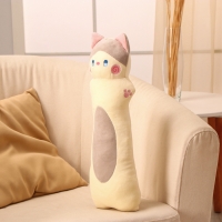 Мягкая игрушка &laquo;Кот-батон&raquo;, 50 см, цвет светло-серый