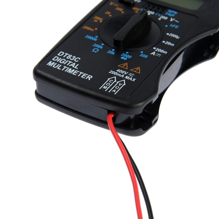 Мультиметр ТУНДРА mini, DT-83C, ACV/DCV, DCA, 200-2М&Omega;, проверка батареек 9V