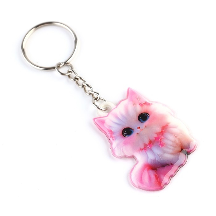 Брелок для ключей &laquo;Кошечка&raquo;, 4 х 3.5 см