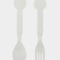 Ланч-бокс "Завтрак", 3 отделения, вилка и ложка, размер 16х15,5х8 см, цвет коричневый