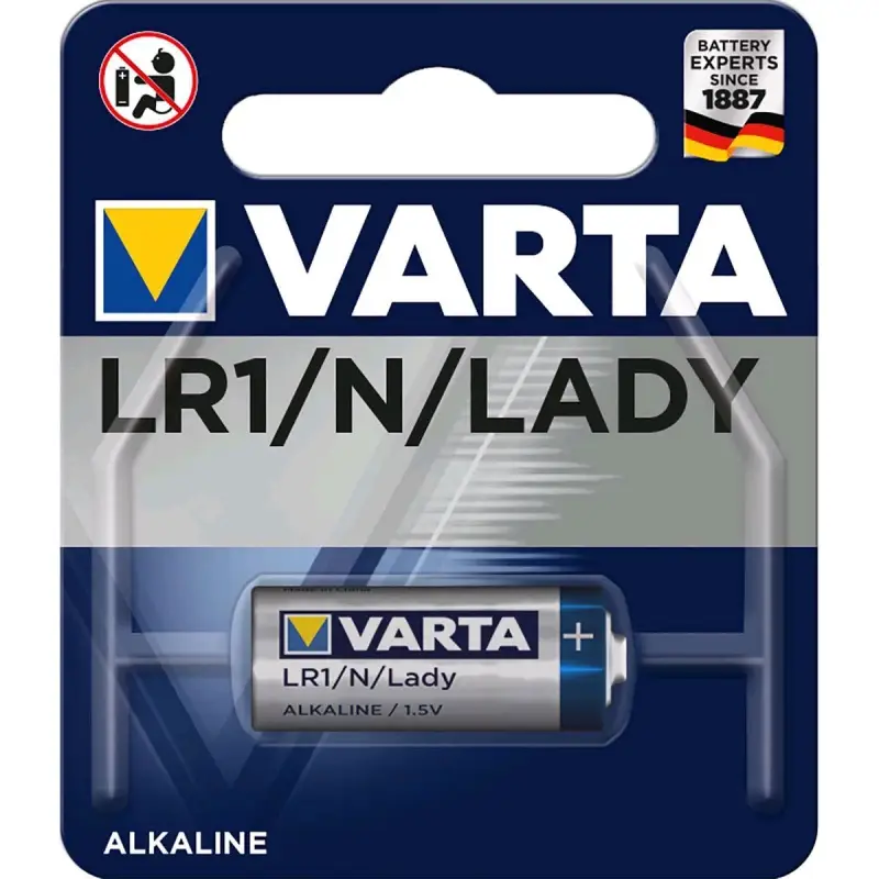 Батарейка Varta ELECTRONICS LR1 N BL1 Alkaline 1.5V (4001) (1/10/100)