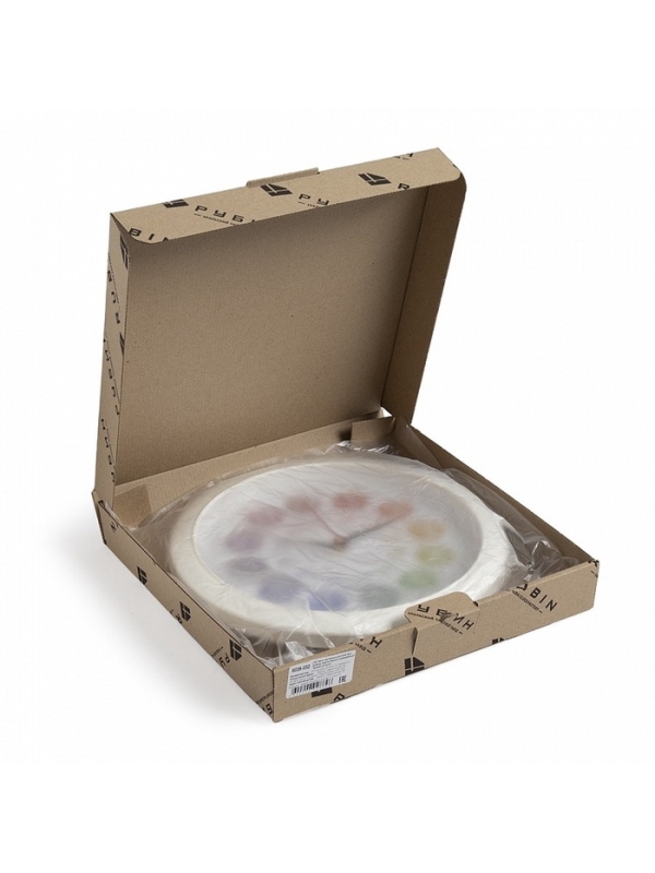 Часы настенные "Время учиться", детские, развивающие, d-29см, белые