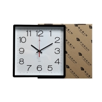Часы настенные, интерьерные, бесшумные, 30 х 30 см, черные