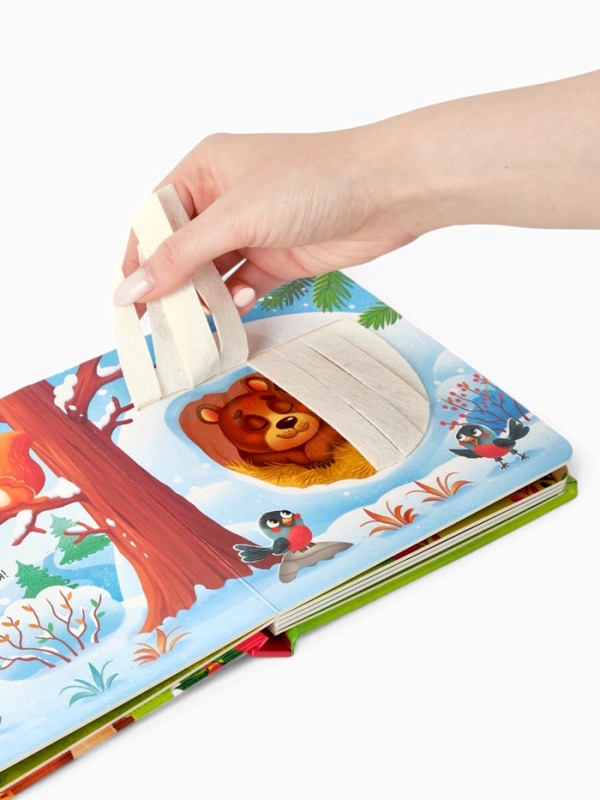 Трогательная книга "Кто живёт в лесу?"