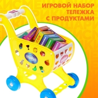 Игровой набор &laquo;Тележка с продуктами&raquo;, Смешарики