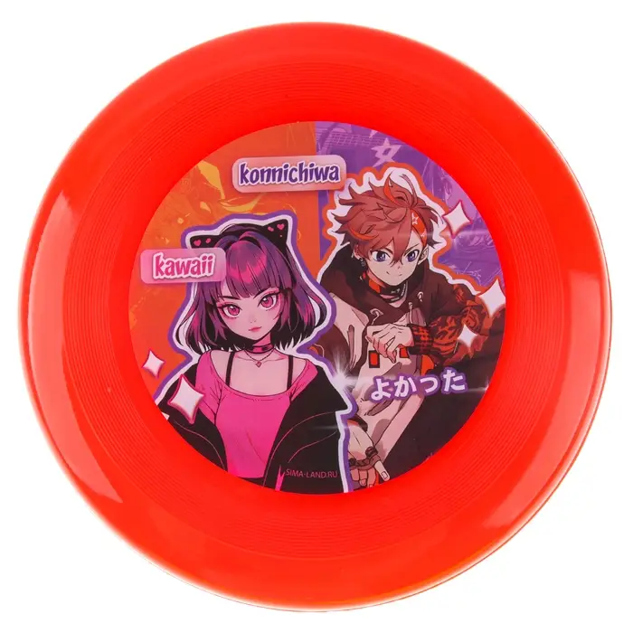 Фрисби, летающая тарелка &laquo;Аниме&raquo;, 18 см, в шоубоксе, МИКС